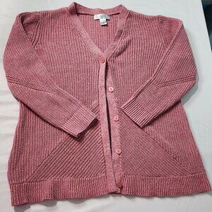 CJ Banks Pink Cardigan Sweater
Lot G